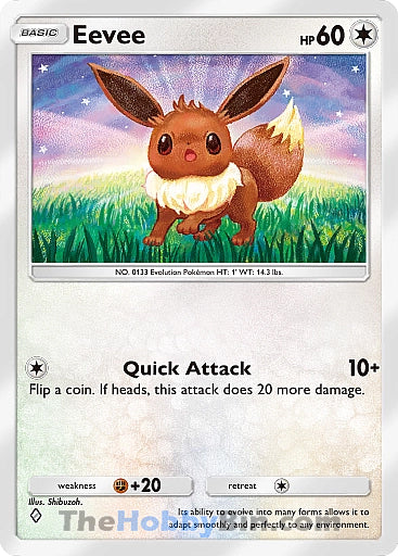 Eevee Space-Time Smackdown One Diamond #126/155