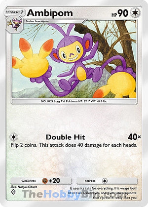 Ambipom Space-Time Smackdown One Diamond #131/155