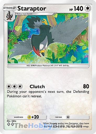 Staraptor Space-Time Smackdown Two Diamond #134/155