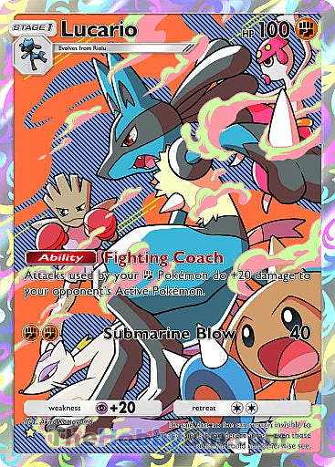 Lucario Space-Time Smackdown One Star #170/155