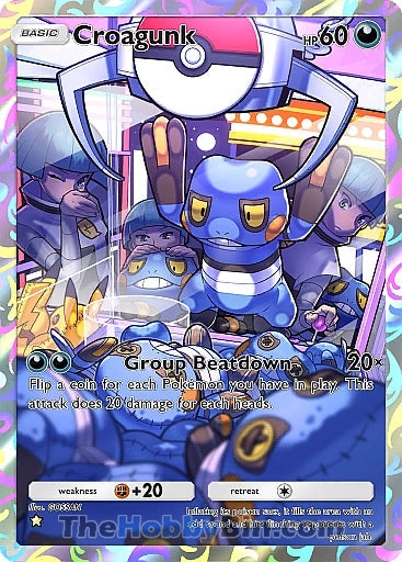 Croagunk Space-Time Smackdown One Star #173/155