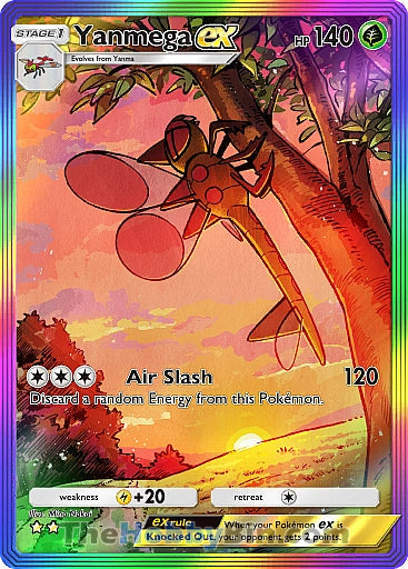 Yanmega ex Space-Time Smackdown Two Star #196/155