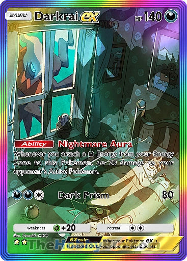 Darkrai ex Space-Time Smackdown Two Star #202/155