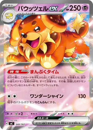 0348 Dachsbun ex Card Start Deck 100 Battle Collection