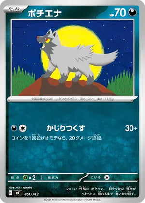0451 Poochyena Card Start Deck 100 Battle Collection