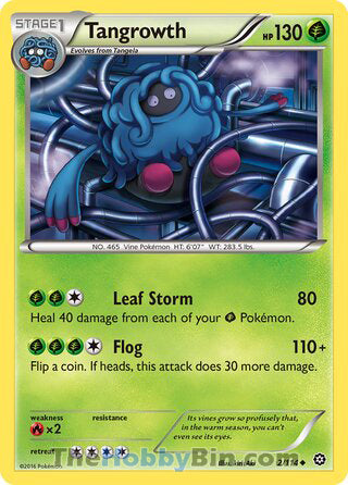 Tangrowth Steam Siege Uncommon #2/114