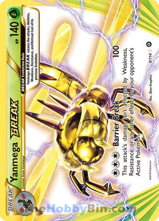 Yanmega BREAK Steam Siege Rare BREAK #8/114