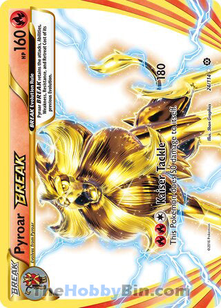 0024 Pyroar BREAK Rare BREAK Steam Siege