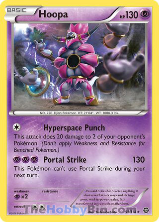 Hoopa Steam Siege Rare #51/114