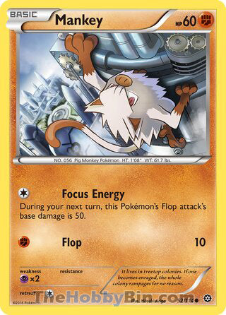 0052 Mankey Common Steam Siege