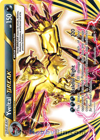 0066 Yveltal BREAK Rare BREAK Steam Siege