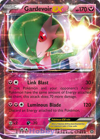 Gardevoir EX #78/114 Ultra Rare - Steam Siege Pokemon card