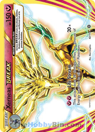 0082 Xerneas BREAK Rare BREAK Steam Siege