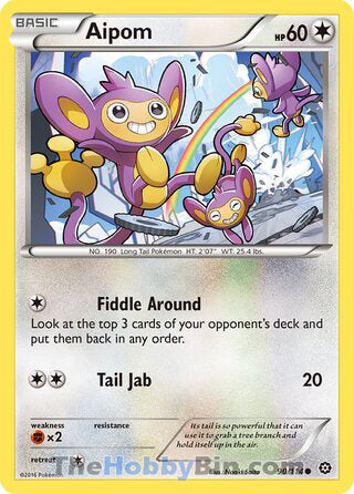 0090 Aipom Common Steam Siege