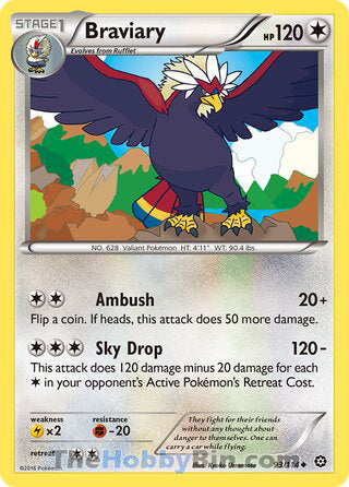 0093 Braviary Uncommon Steam Siege