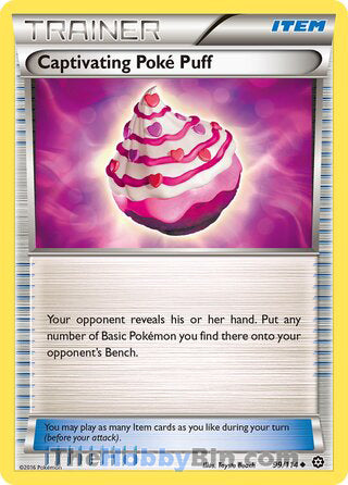 Captivating Poke Puff #99/114 Uncommon - Steam Siege Pokemon card
