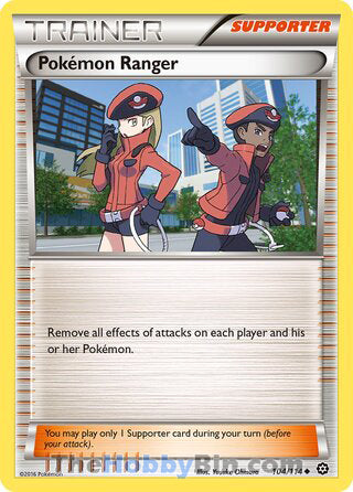 Pokemon Ranger #104/114 Uncommon - Steam Siege Pokemon card