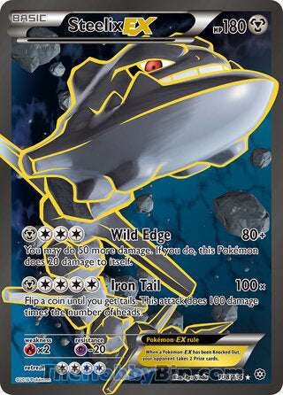 Steelix EX #108/114 Ultra Rare - Steam Siege Pokemon card