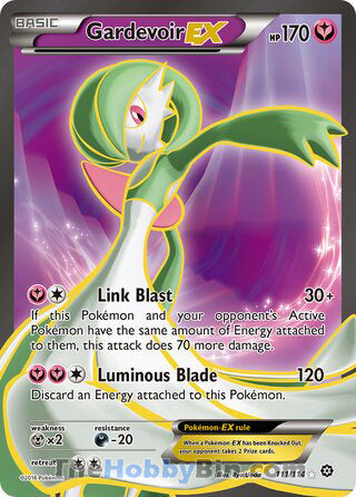 Gardevoir EX #111/114 Ultra Rare - Steam Siege Pokemon card