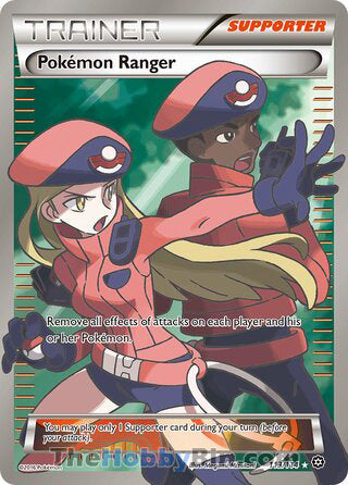 Pokemon Ranger #113/114 Ultra Rare - Steam Siege Pokemon card