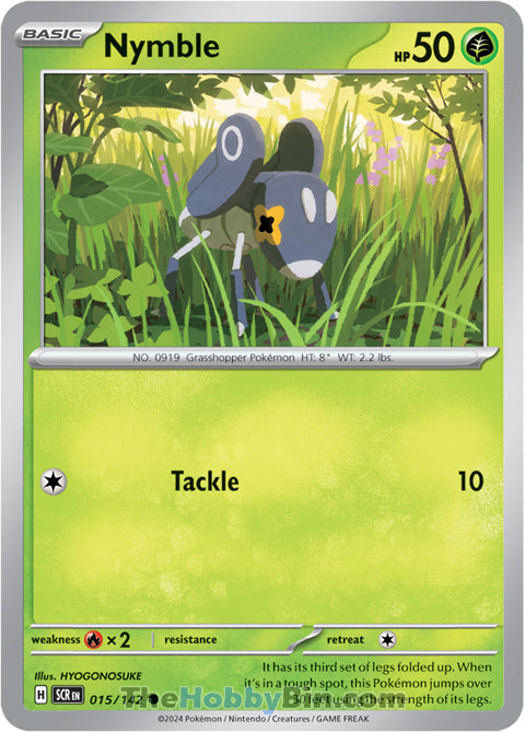 Nymble #15/142 Common - Stellar Crown Pokemon card