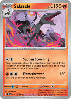 0024 Salazzle Uncommon Stellar Crown