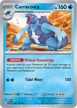 0038 Carracosta Rare Stellar Crown