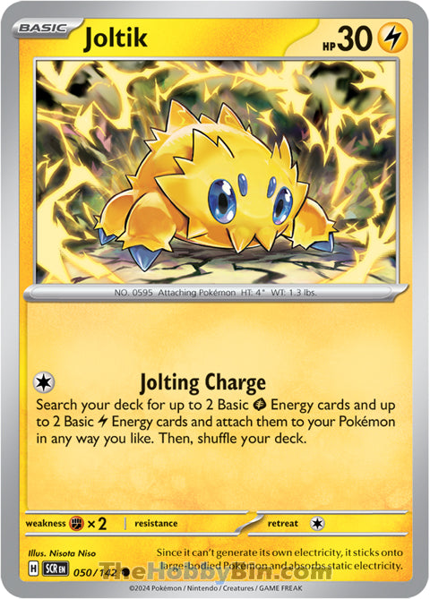 Joltik #50/142 Common - Stellar Crown Pokemon card