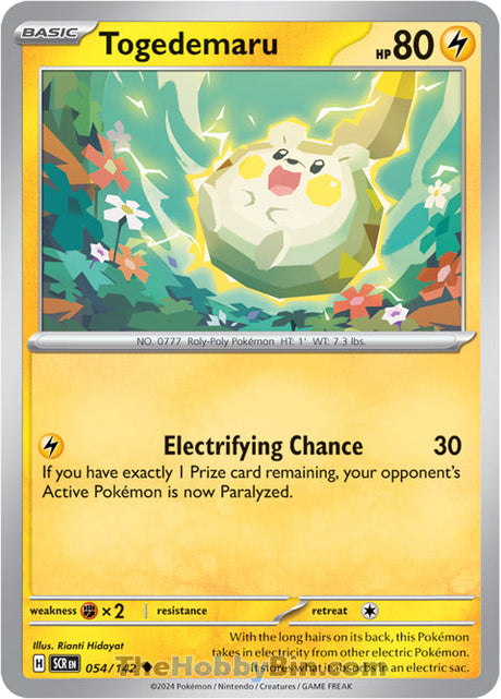 Togedemaru Stellar Crown Uncommon #054/142