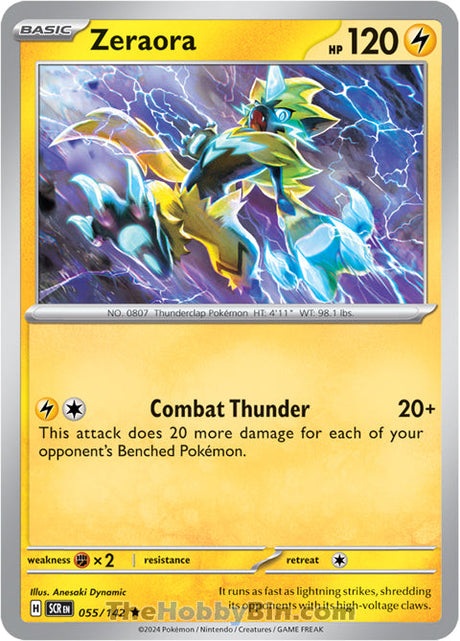 Zeraora Stellar Crown Rare #055/142