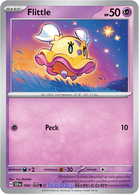 Flittle #68/142 Common - Stellar Crown Pokemon card