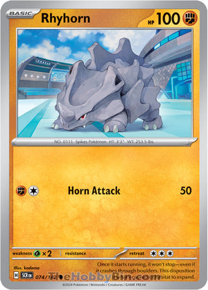 0074 Rhyhorn Common Stellar Crown