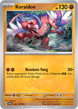 0090 Koraidon Uncommon Stellar Crown