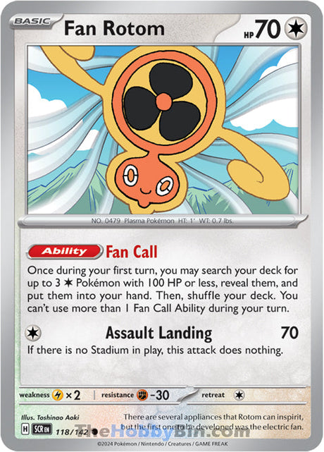 Fan Rotom Stellar Crown Common #118/142