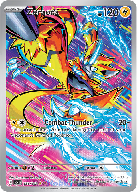 Zeraora Stellar Crown Illustration Rare #151/142