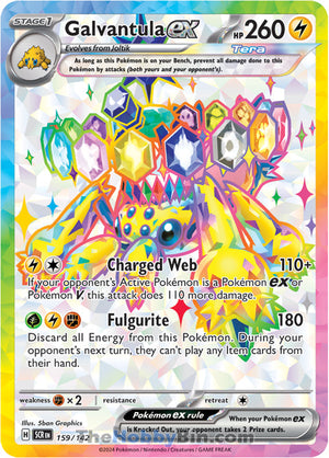 0159 Galvantula ex Ultra Rare Stellar Crown