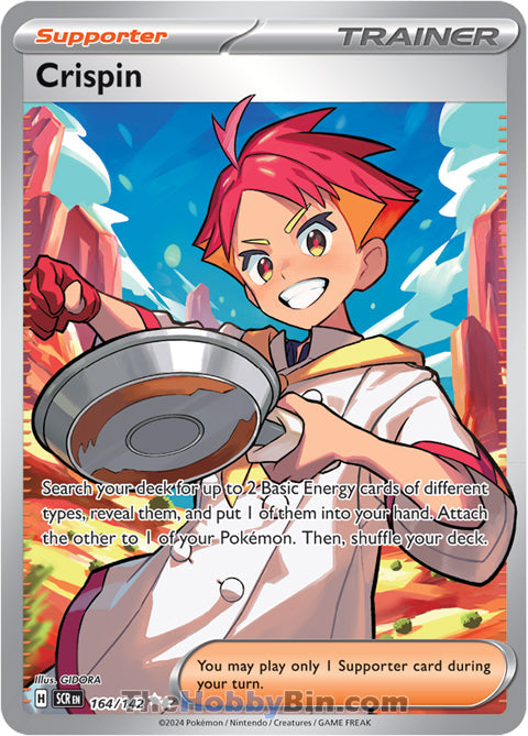 Crispin #164/142 Ultra Rare - Stellar Crown Pokemon card