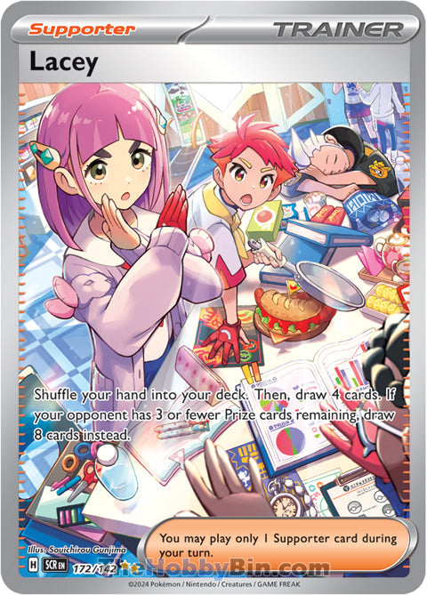 Lacey #172/142 Special Illustration Rare - Stellar Crown Pokemon card