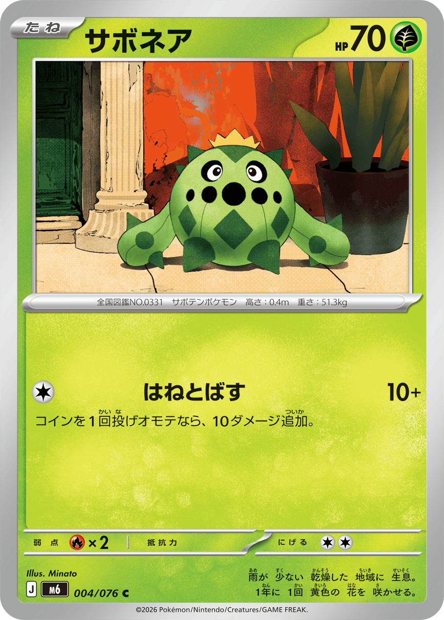 0004 Cacnea Common Storm Emeralda