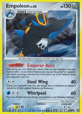 Empoleon Stormfront Holo Rare #2/100