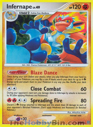 Infernape Stormfront Holo Rare #3/100