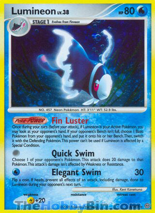 0004 Lumineon Holo Rare Stormfront