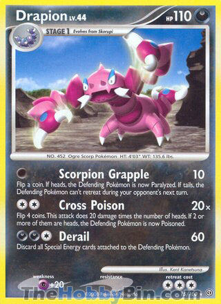 Drapion #15/100 Rare - Stormfront Pokemon card