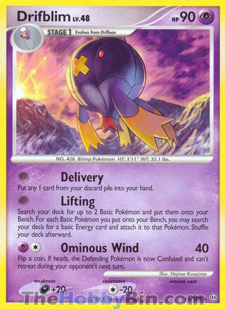 Drifblim #16/100 Rare - Stormfront Pokemon card