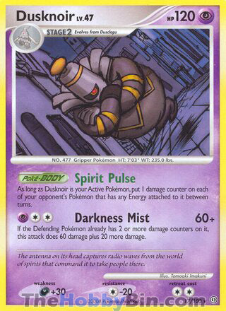 Dusknoir Stormfront Rare #17/100