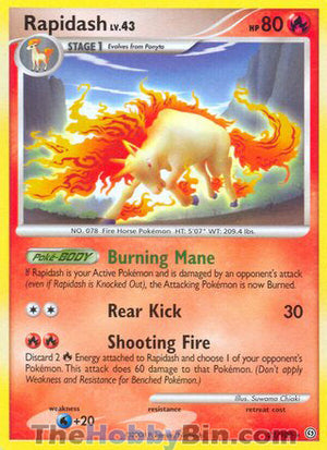 0022 Rapidash Rare Stormfront