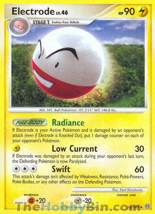 Electrode #36/100 Uncommon - Stormfront Pokemon card