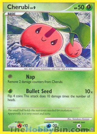 Cherubi #56/100 Common - Stormfront Pokemon card
