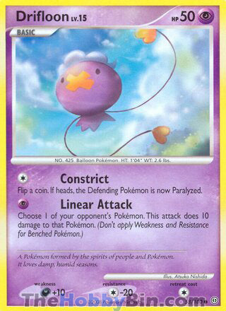 Drifloon #58/100 Common - Stormfront Pokemon card