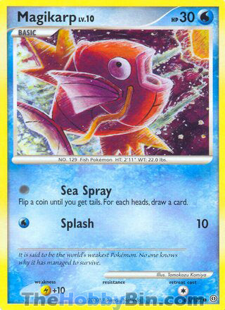 Magikarp #65/100 Common - Stormfront Pokemon card